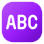 Large Type icon